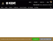 Tablet Screenshot of kentbrushes.com
